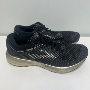 Brooks Levitate Black Silver Athletic Womens Shoes 8.5 Sneakers Runners